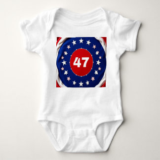 47 For America Baby Bodysuit