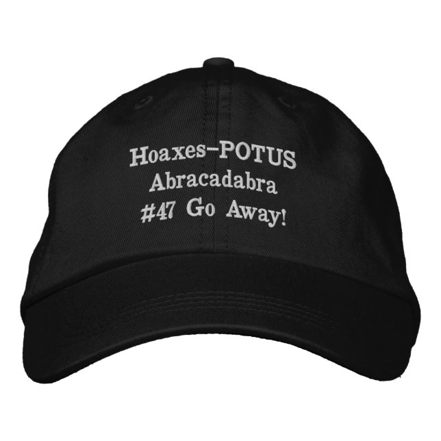 #47 Political Embroidered Hat (Front)