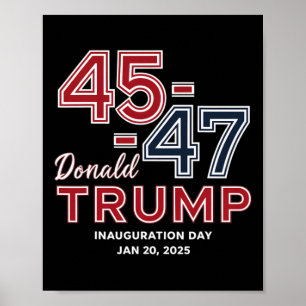47 President Donald Trump Inauguration Day 2025 4  Poster