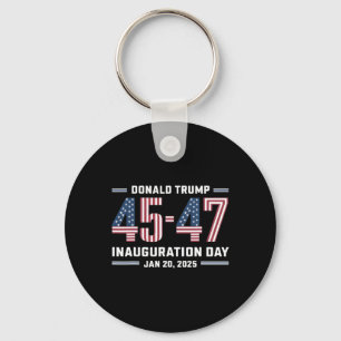 47 President Donald Trump Inauguration Day 2025  Key Ring