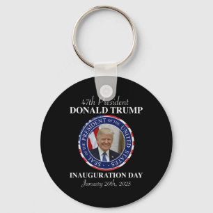 47 President Donald Trump Inauguration Day 2025 Me Key Ring