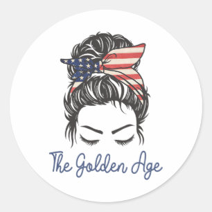47 Trump Golden Age Inauguration Usa America Patri Classic Round Sticker