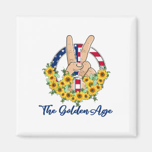 47 Trump Golden Age Inauguration Usa America Patri Magnet
