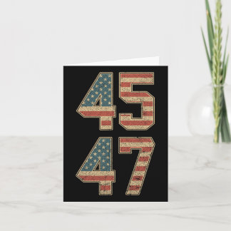 47th President 45 47  Card