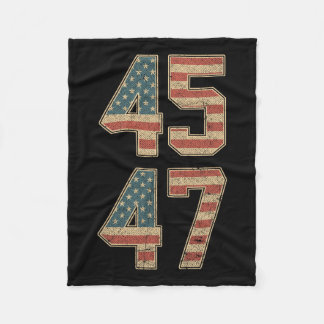47th President 45 47  Fleece Blanket