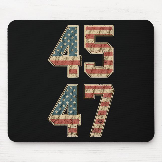 47th President 45 47  Mouse Pad (Front)