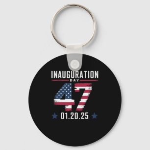 47th President Donald Trump Inauguration Day 2025 Key Ring