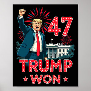 47th President Donald Trump Inauguration Day 2 Poster