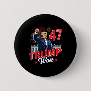 47th President Donald Trump Inauguration Day 5 6 Cm Round Badge