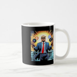 47th President Trump Crypto Hodler Coin Btc Sol Xr Coffee Mug