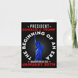 47th Usa President Trump Inauguration Day 2025 Rep Card