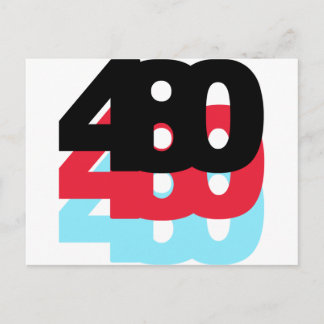 480 Area Code Postcard