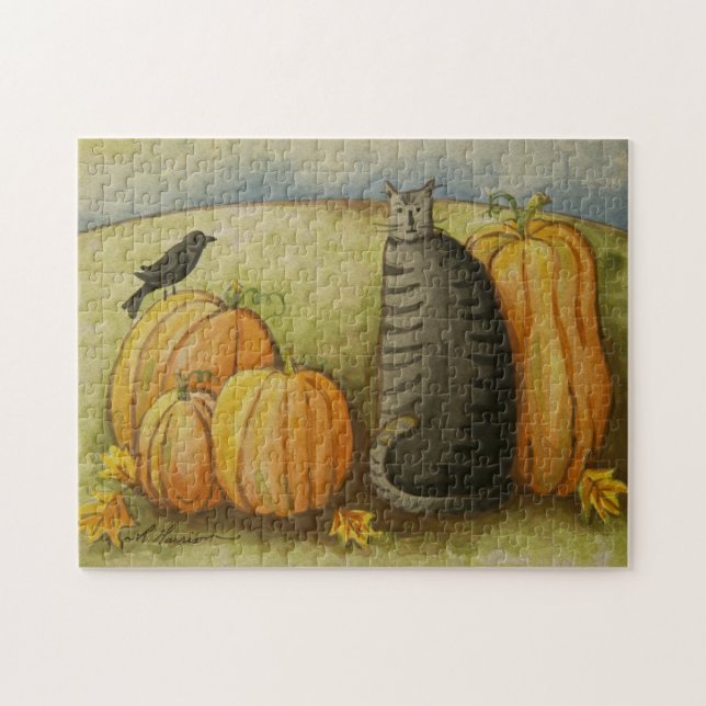 4874 Harvest Cat Puzzle (Horizontal)