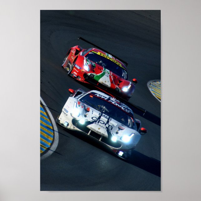 488 GTE EVO 24 Hours of Le Mans 2022 Poster (Front)