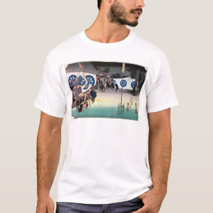 48. 関宿, 広重 Seki-juku, Hiroshige, Ukiyo-e T-Shirt