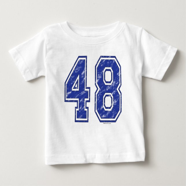 48 Custom Jersey Baby T-Shirt (Front)