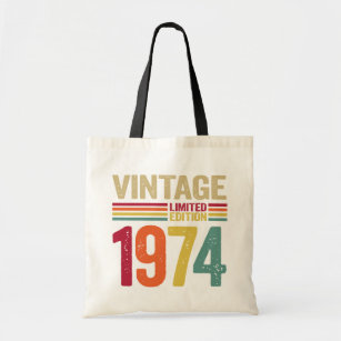 48 Years Old Gifts Vintage 1974 48th Birthday gift Tote Bag