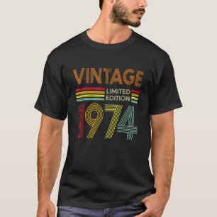 48 Years Old Vintage 1974 48th Birthday T-Shirt
