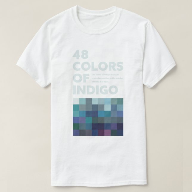 48COLORS OF INDIGO_A T-Shirt (Design Front)