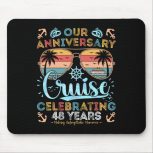 48th Anniversary Cruise Celebrating 48 Years Coupl Mouse Pad