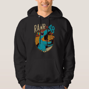 48th Birthday Dinosaur 48 Years Old Dinosaur Birth Hoodie