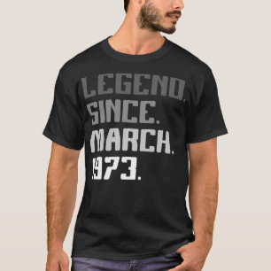 48th Birthday Gifts 48 Years Old Legend Since Marc T-Shirt