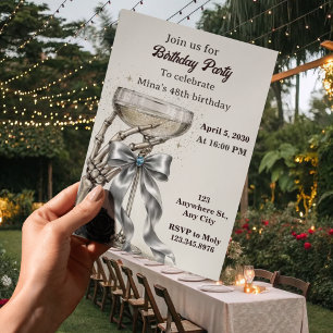48th birthday invitation women