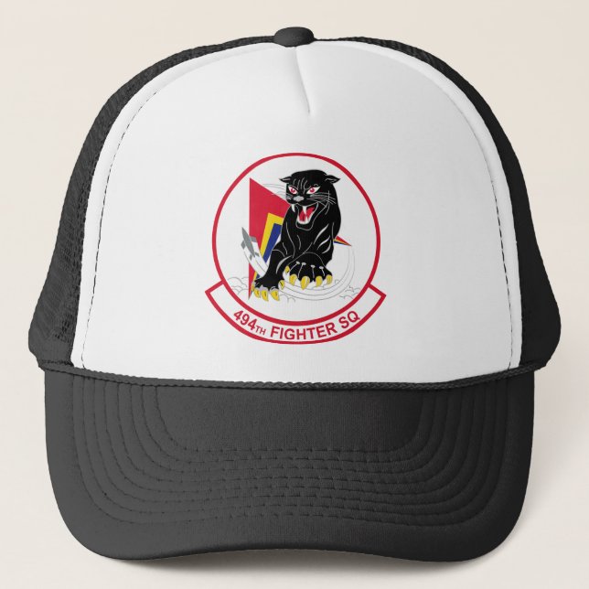 494th Fighter Squadron Trucker Hat (Front)