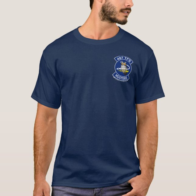 497th TFS (Dark Shirt) T-Shirt (Front)