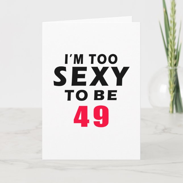 49 birthday designs card (Front)
