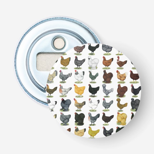 49 Chicken Hens Bottle Opener (Front)