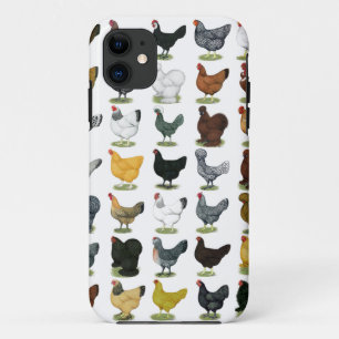49 Chicken Hens iPhone 11 Case