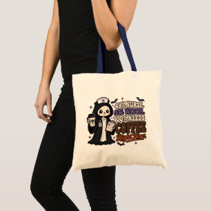 49% Nurse 51% Witch 100% Needs Coffee Tote Bag