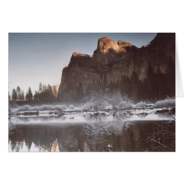49. Reflection of Cathedral Rocks, Yosemite, CA (Front Horizontal)