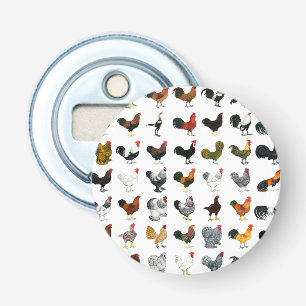 49 Roosters Bottle Opener