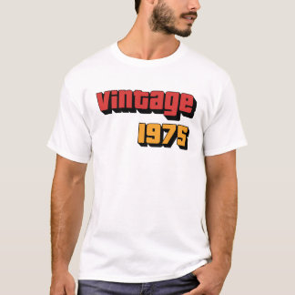 49 Year Old Gift Men Women Vintage 1975 49th Birth T-Shirt