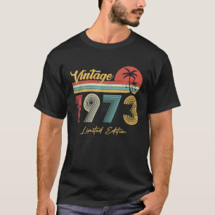 49 Year Old Vintage 1973 Limited Edition 49th T-Shirt