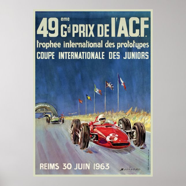 49eme Grand Prix De L’A.C.F. Reims Poster (Front)
