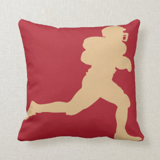 49er Gold Football Pillow