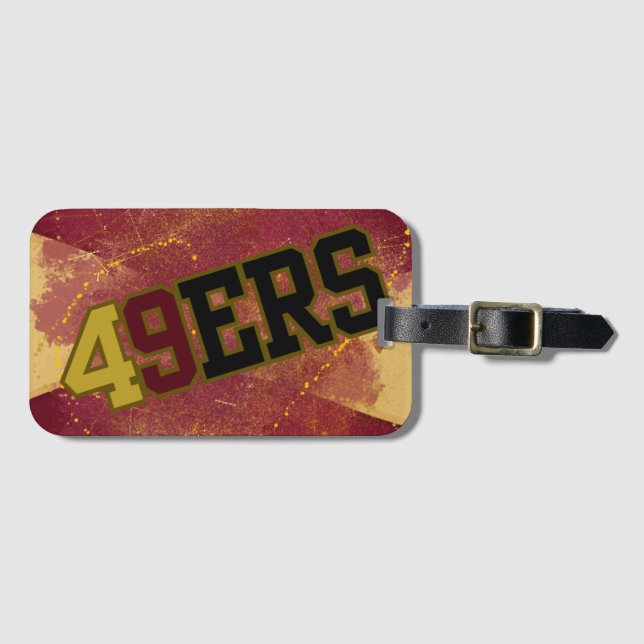 49ers luggage tag (Front Horizontal)