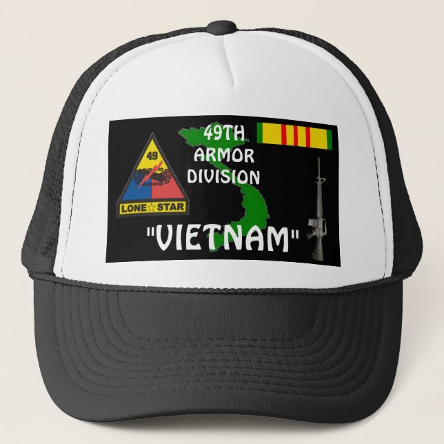49th Armour Division Vietnam Veteran Ball Caps (Front)