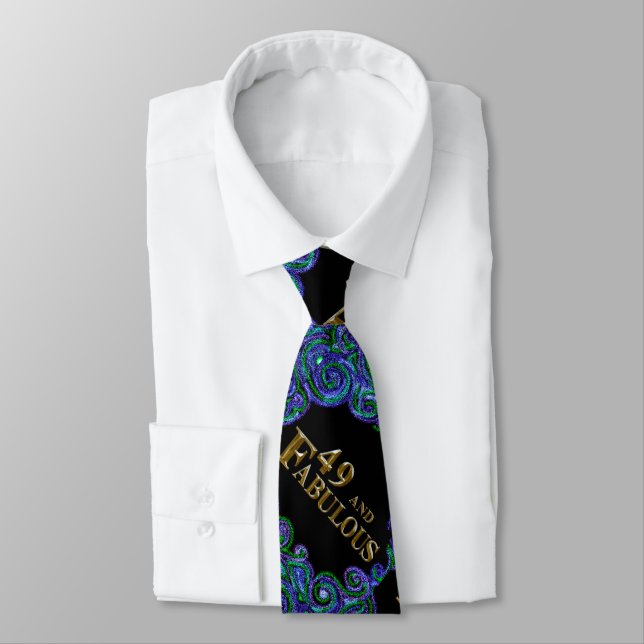 49th Birthday  Tie (Tied)