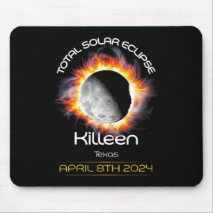 4.08.24 Total Solar Eclipse 2024 Killeen Texas  Mouse Pad