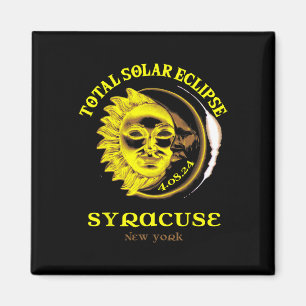 4.08.24 Total Solar Eclipse 2024 Syracuse York  Magnet
