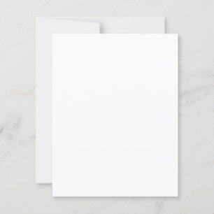 4.25"x5.5" Squared Corner Style Wedding Invitation