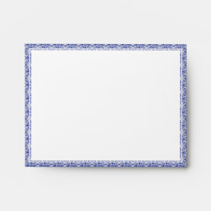 4.25"x5.6" Italia Blue Lemon Wedding Envelope