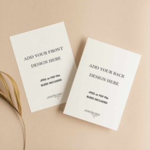 4.25x5.5" Double Sided Card Printing