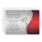 4.25x5.5 Red Black Silver Flower Post Wedding