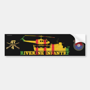 4/47th Inf. MRF ATC(H), Patch & Rifles Sticker
