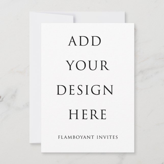 4.5"x6.25" Invitation/ Enclosure Card (Front)